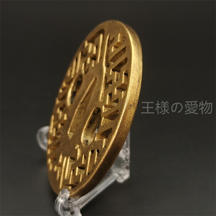 楽天市場】日本刀装具 金唐草紋の図 刀鍔 銅地 細工 絵金銀 鍔 刀の鍔