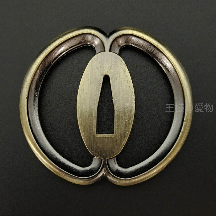 楽天市場】日本刀装具 刀鍔 鍔 海鼠の図 銅色 武蔵拵え 合金製 刀剣