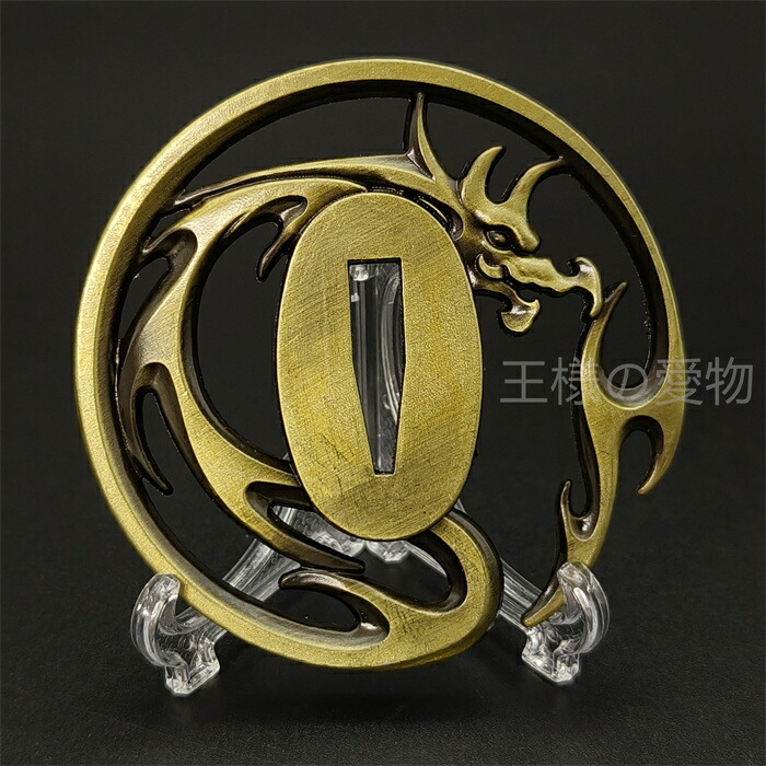 楽天市場】日本刀装具 刀鍔 龍図 合金製 金工 細工 鍔 つば 居合用