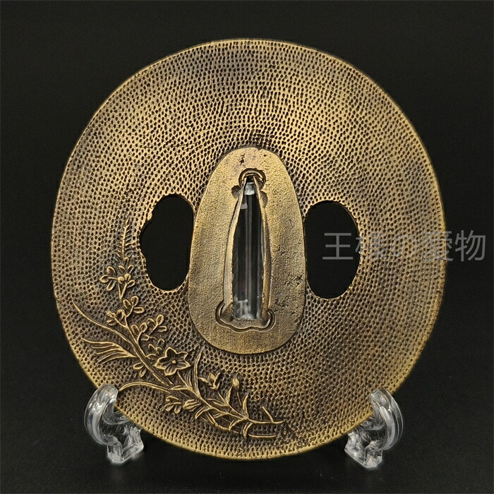 楽天市場】日本刀装具 刀鍔 花瓶図 合金製 金工 細工 鍔 つば 居合用