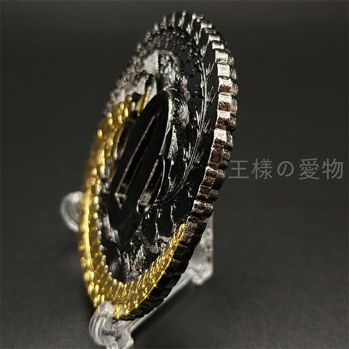 楽天市場】日本刀装具 藤の図 刀鍔 合金製 現代品 鍔 刀の鍔 ツバ 鐔