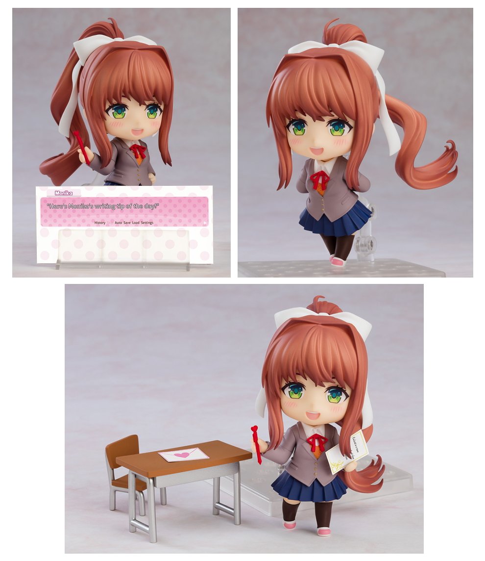 楽天市場】ねんどろいど ドキドキ文芸部! モニカ（初版） : 四季の宝箱