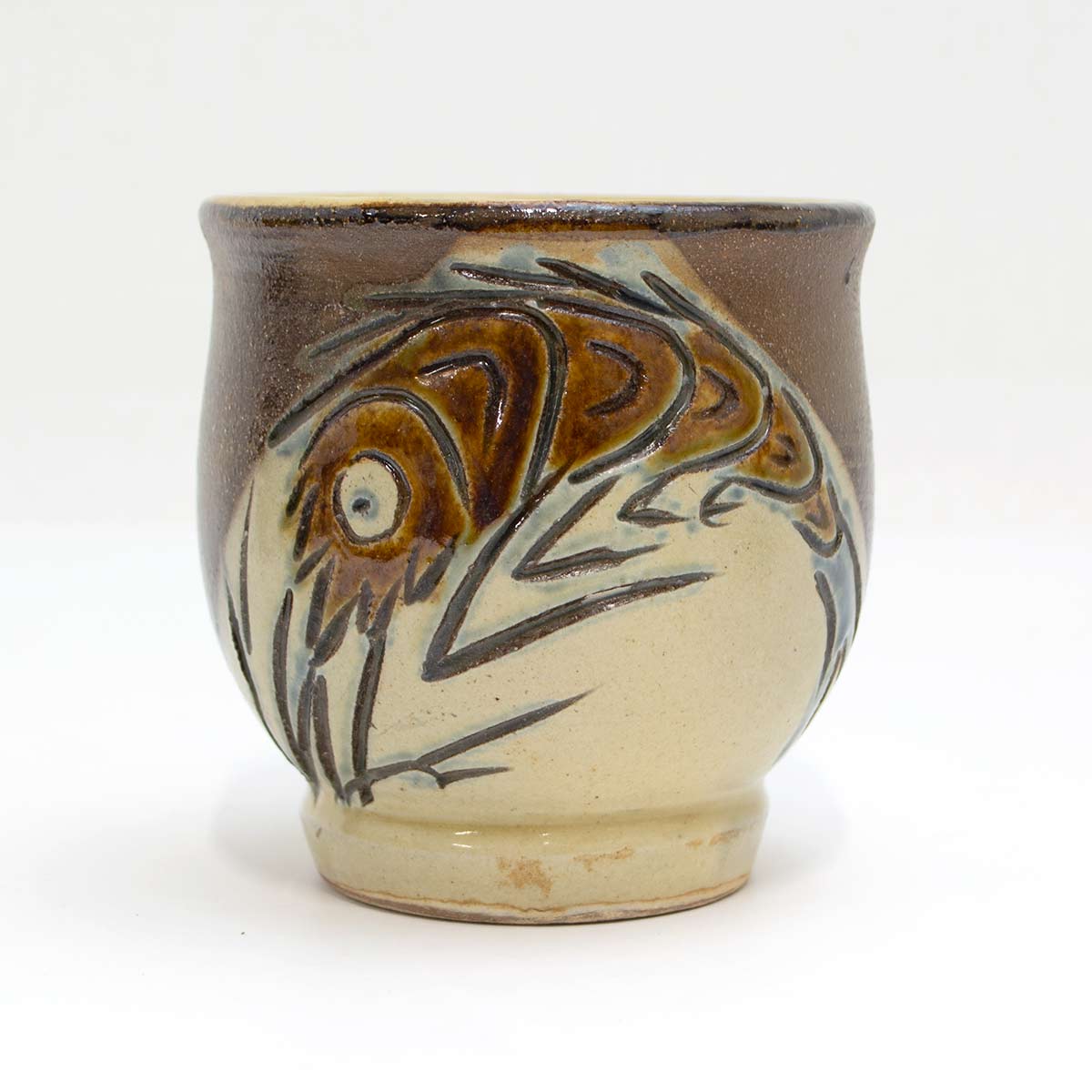 楽天市場】金城吉彦作 読谷壷屋焼 湯呑 大 全6柄 （2-2）沖縄 魚紋