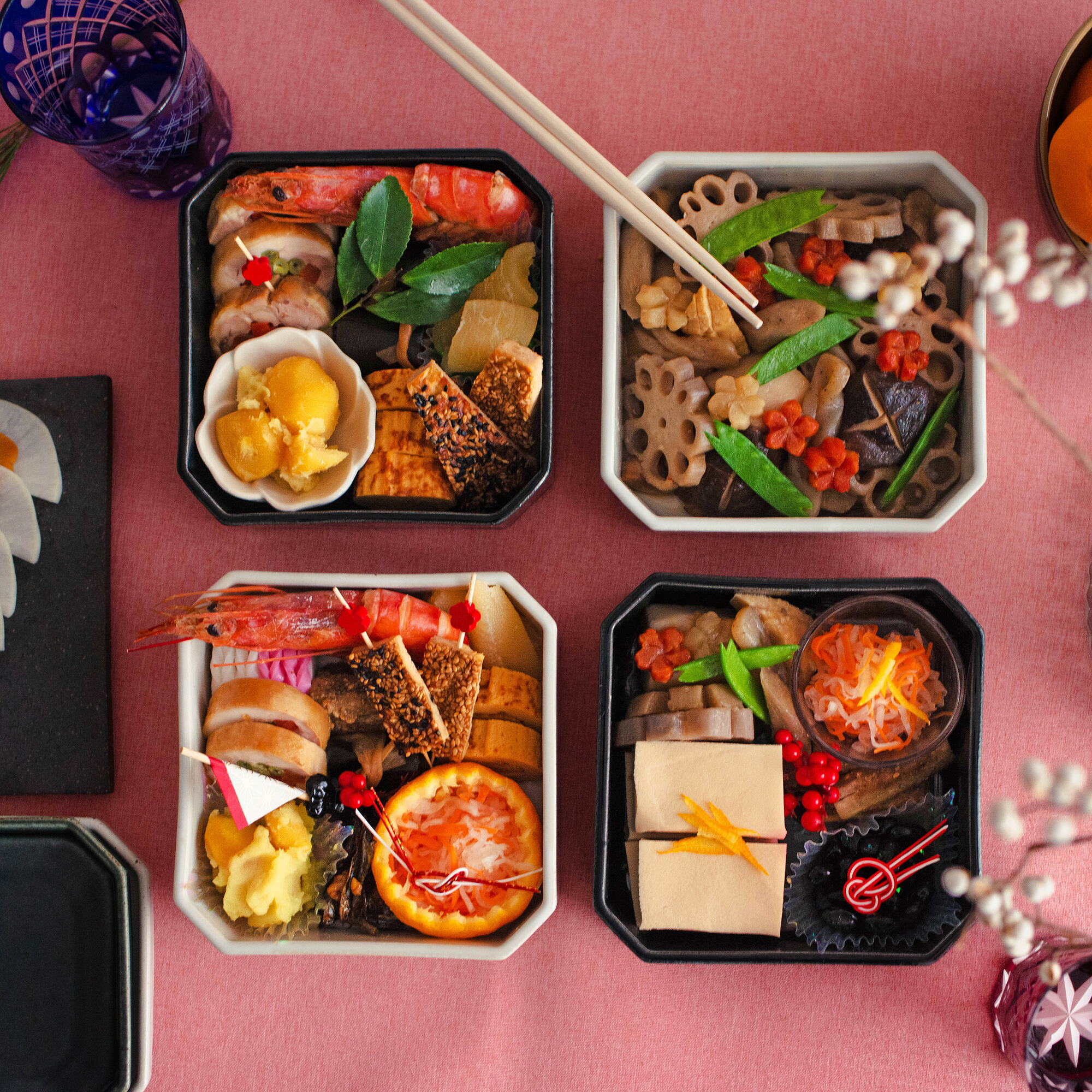 楽天市場】スタジオエム 隅切二段重 お重 STUDIO M スタジオm