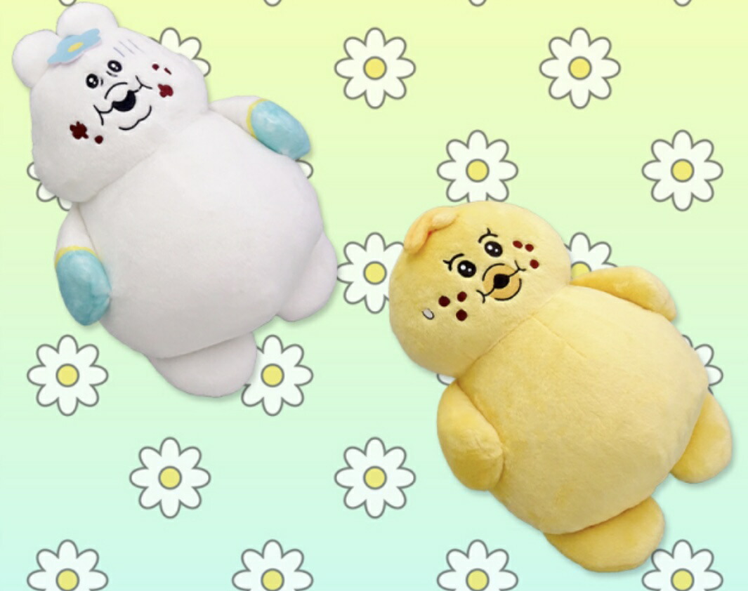 楽天市場】んぽちゃむ まんぷくBIGぬいぐるみ きみまろ 約37センチ