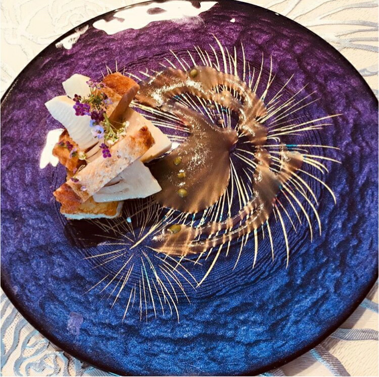 楽天市場】蒔絵 MAKIE マジョブルー 花火 はなび ロイヤルプレート