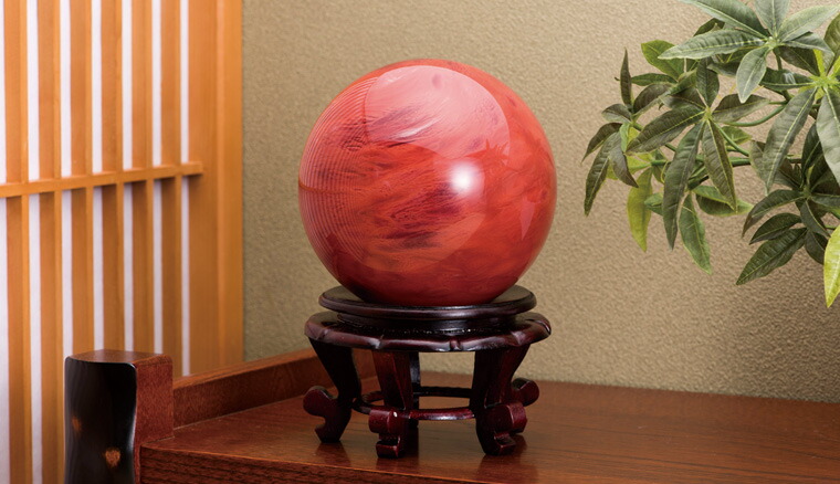 楽天市場】『 赤水晶 』大玉 吉祥大珠 直径15cm 赤玉 赤珠 大珠