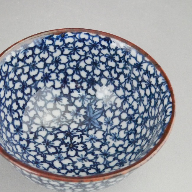 楽天市場】京焼 清水焼 染付雲錦詰平盃 孝峰 : 京焼清水焼専門店 松韻堂