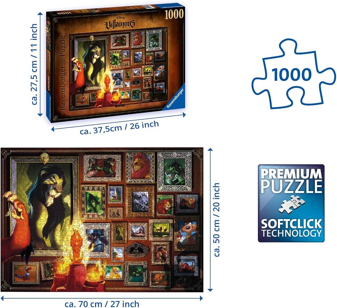 楽天市場】ジグソーパズル 海外製 1000ピース ディズニー Villainous
