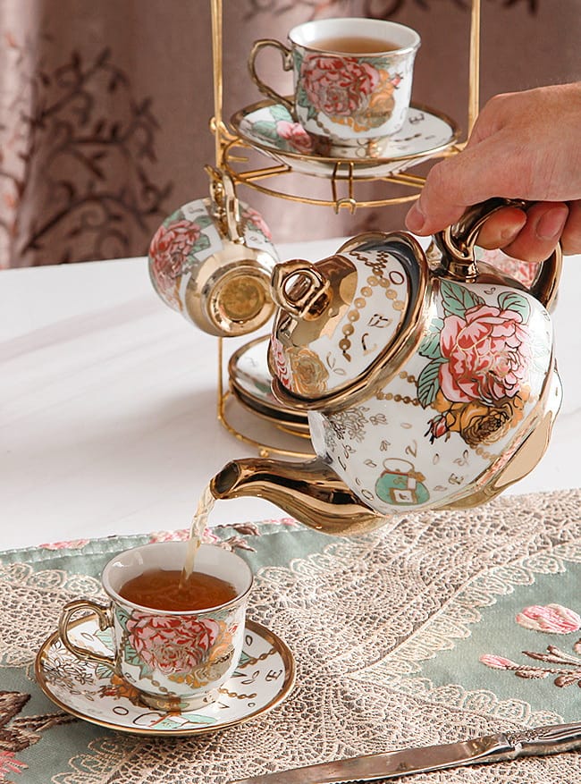 楽天市場】【ポイント 5倍UP !】20点ティーセット 紅茶 ポット