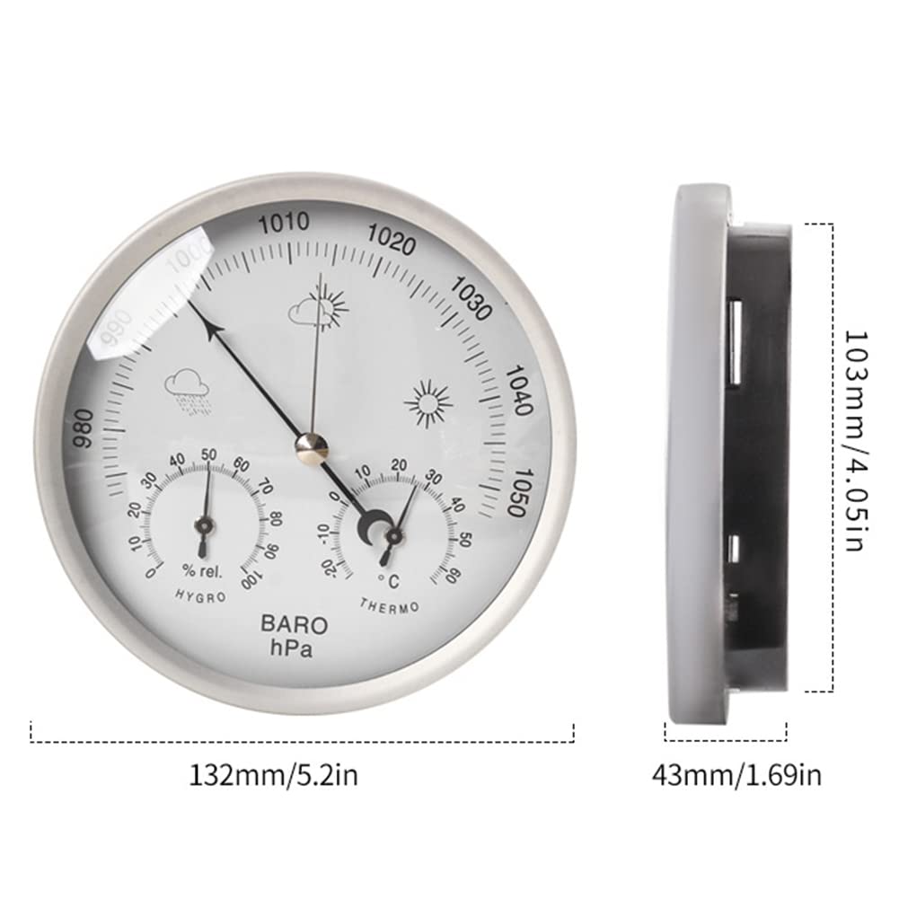 楽天市場】【ポイント 5倍UP !】気圧計 湿度計 温度計 一台3役