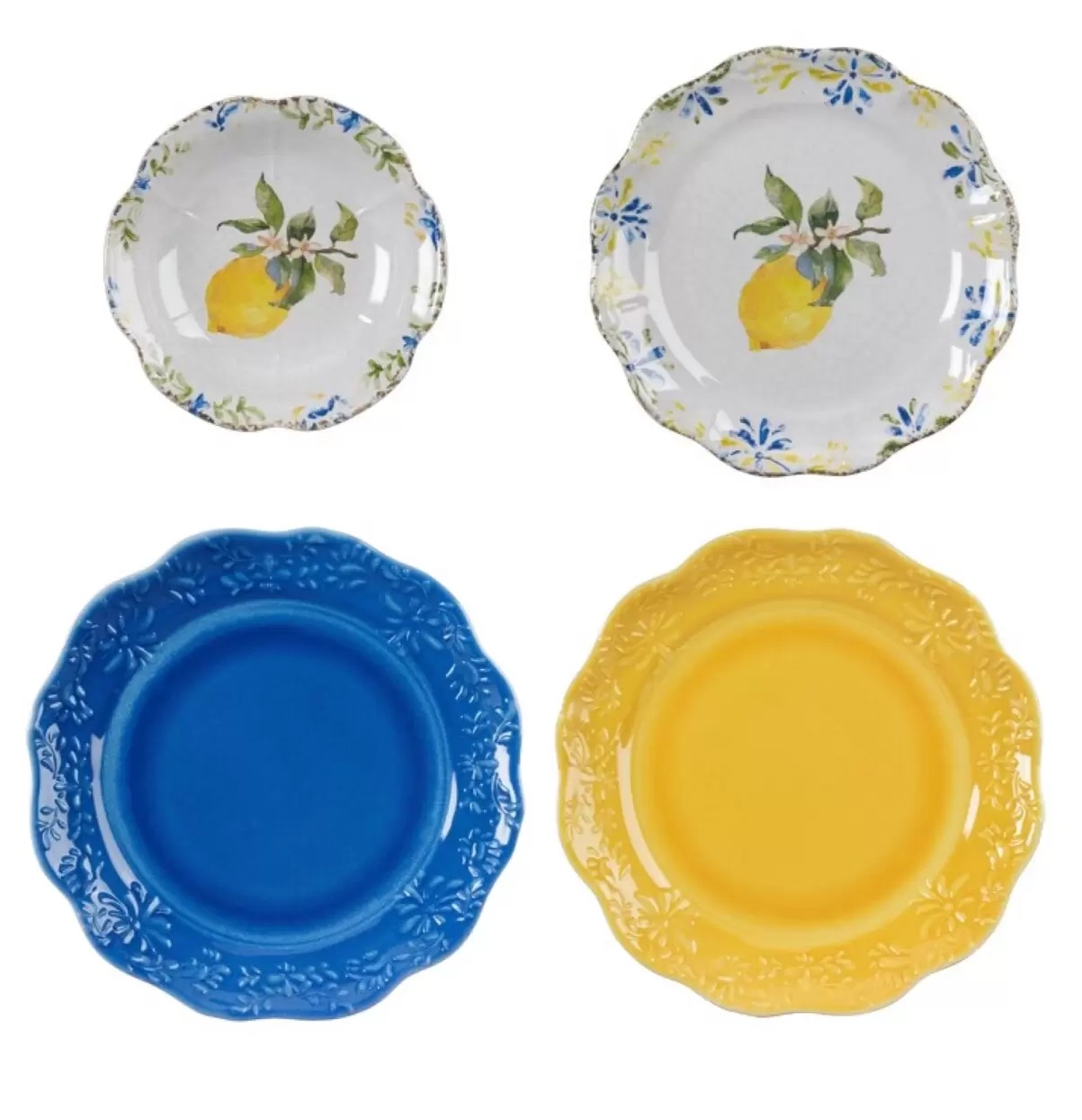 楽天市場】メラミン食器 12枚 (ディナープレート4枚,サラダプレート4枚