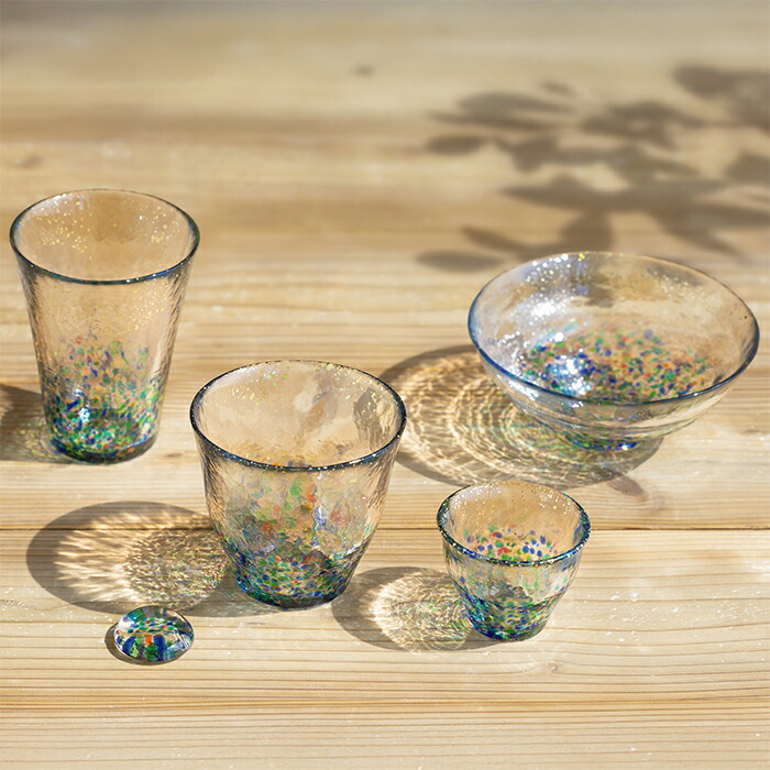 楽天市場】グラス おしゃれ 【 津軽びいどろ MATSURI まつり 金彩