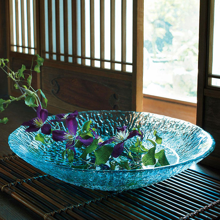 楽天市場】送料無料【 水盤A( 朝露 ) 】花瓶 インテリア ギフト