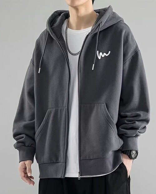 楽天市場】パーカー ジップアップ メンズ レディース 裏起毛あり/無し