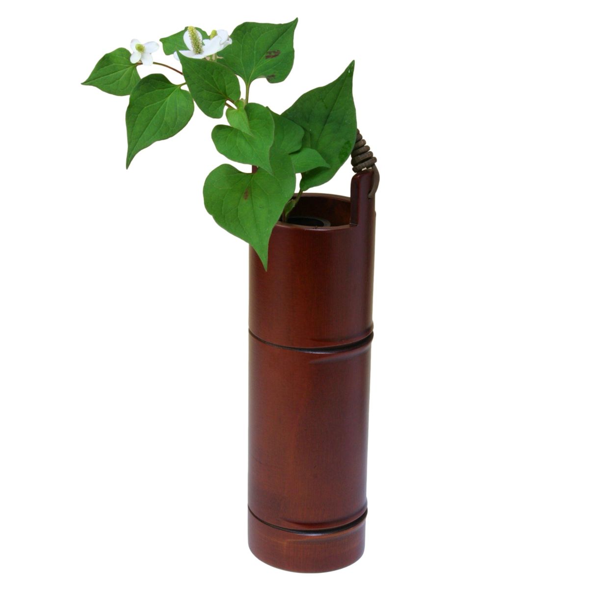 楽天市場】竹 花入れ 「丸竹 花入れ 節入り・かずら手」11-149 国産