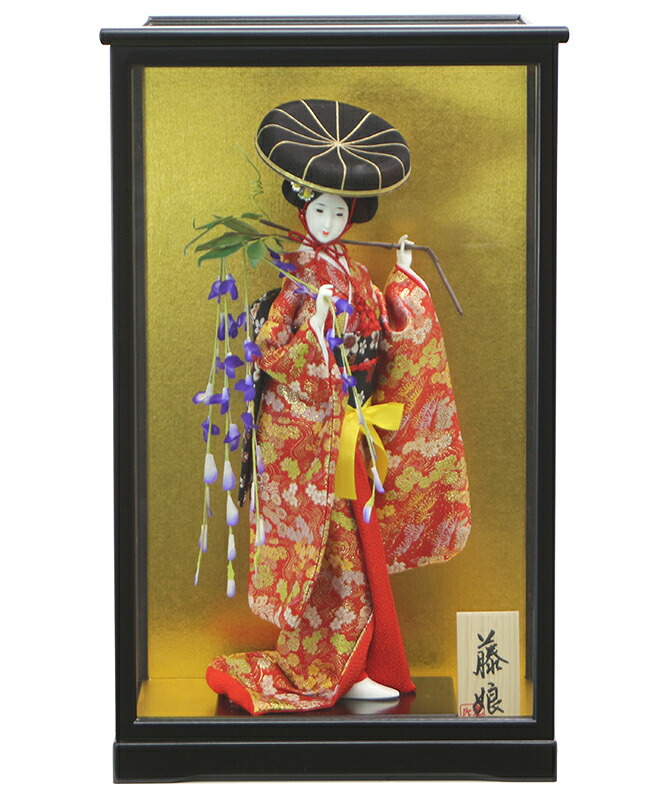 楽天市場】【日本人形】【J019】日本人形10号【藤娘】【新作】【秀光