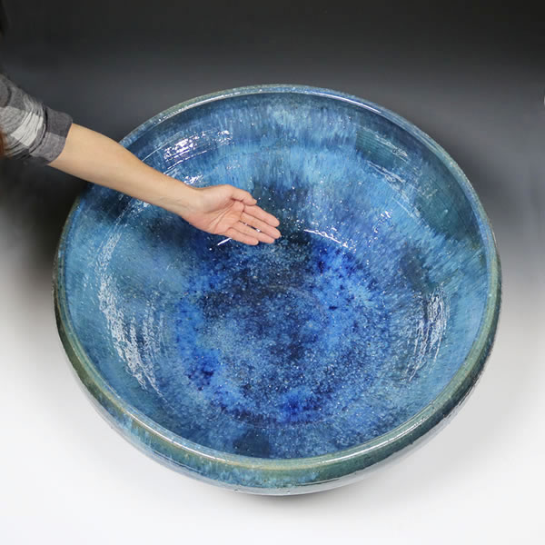 楽天市場】信楽焼 和風 おしゃれ スイレン鉢 大型 陶器水鉢 水鉢 鉢