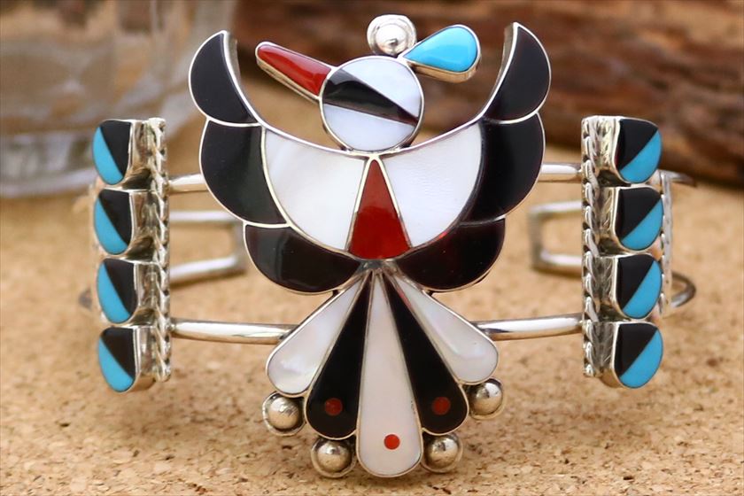 楽天市場】インディアンジュエリー ズニ族 サンダーバード 雷鳥