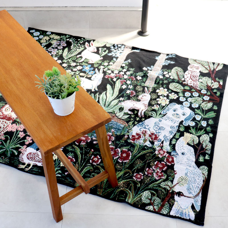 楽天市場】ナタリーレテ ラグ かけるだけ ソフト タペストリーラグ