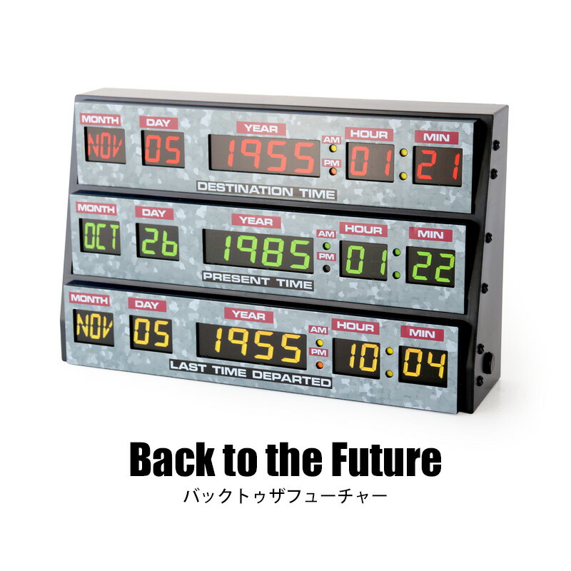 楽天市場】バック・トゥ・ザ・フューチャー デロリアン タイム