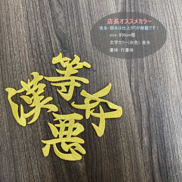 楽天市場】文字 名前 ワッペン オーダー ヒートカット くり抜きタイプ