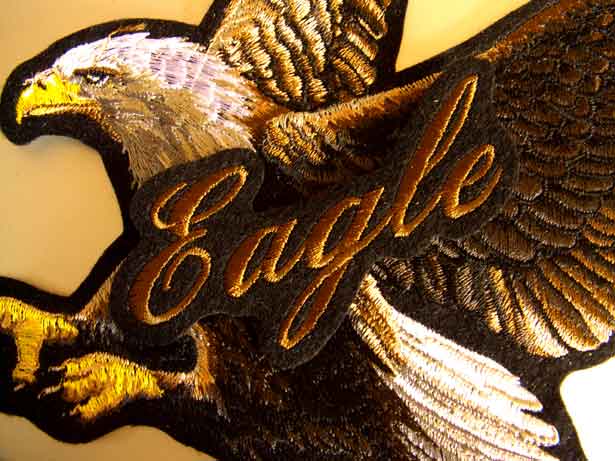 楽天市場】大きな鷹ワッペン&文字セット「黒×カラー」【メール便送料