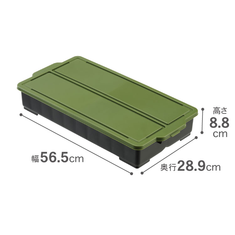 楽天市場】工具箱 Tufcon タフコン パーツボックス #104 カーキ