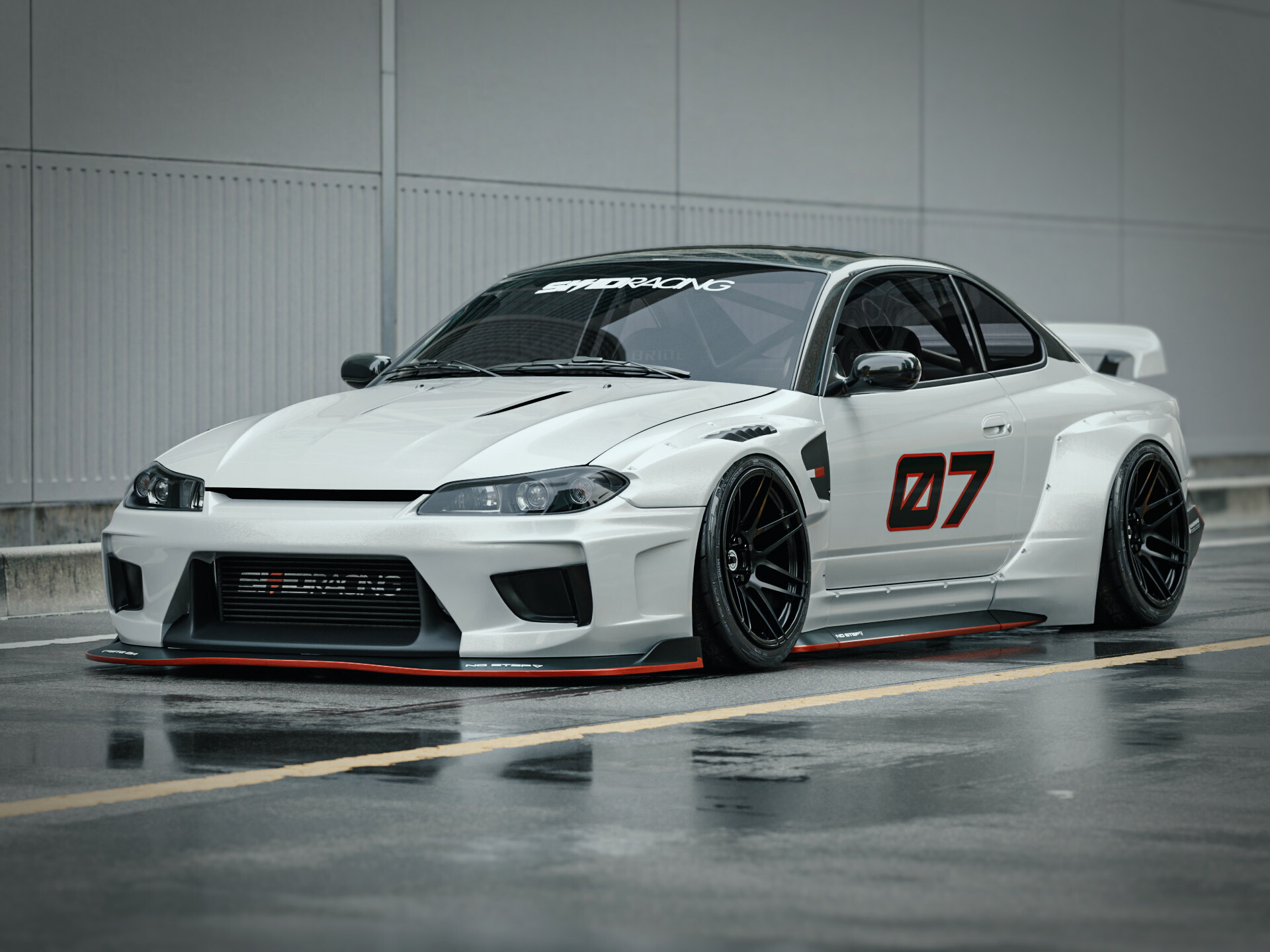 楽天市場】S15 フロント ディフューザー ボディキット専用 FRP