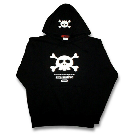 楽天市場】【土日も発送】 キュートなドクロ・パーカー ポケット有