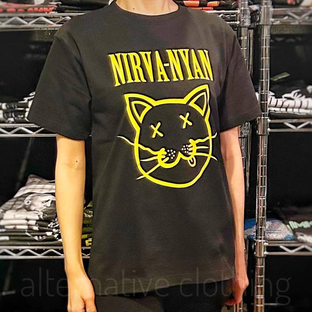 楽天市場】【土日も発送】猫Tシャツ ネコTシャツ NIRVANA ニルヴァー