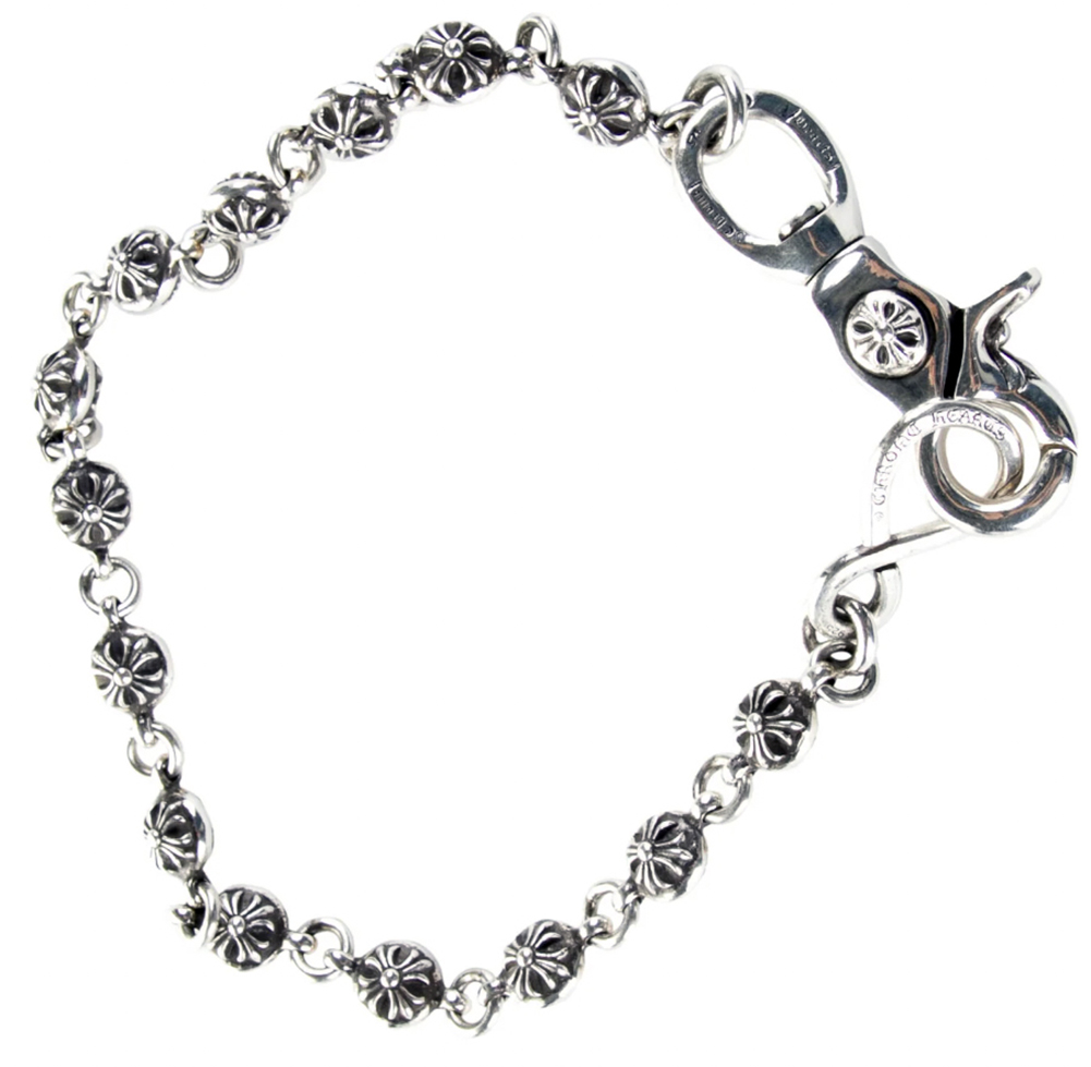 楽天市場】CHROME HEARTS CROSS BALL SHORT WALLET CHAIN クロムハーツ