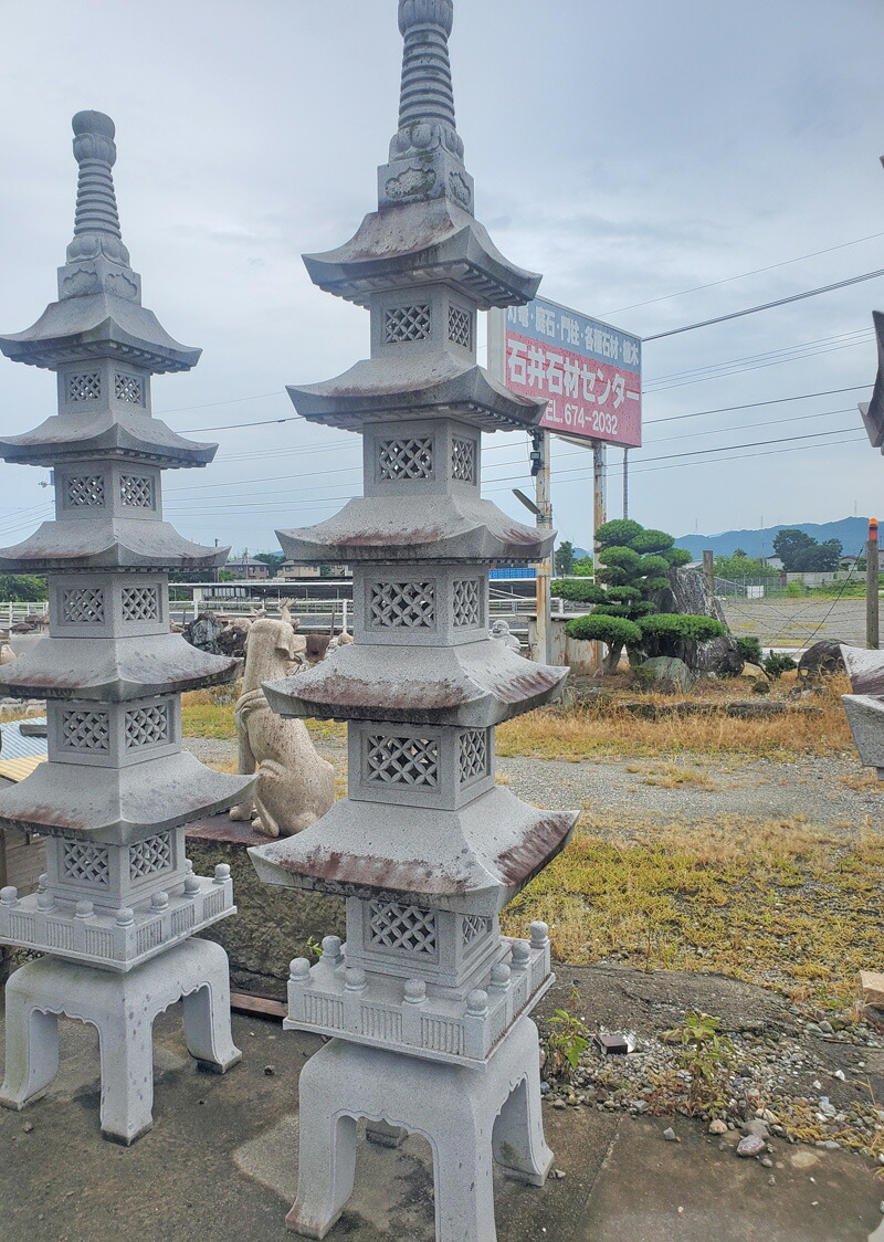 楽天市場】五重塔（10尺）高さ約3メートル灯篭 五重塔 五重の塔