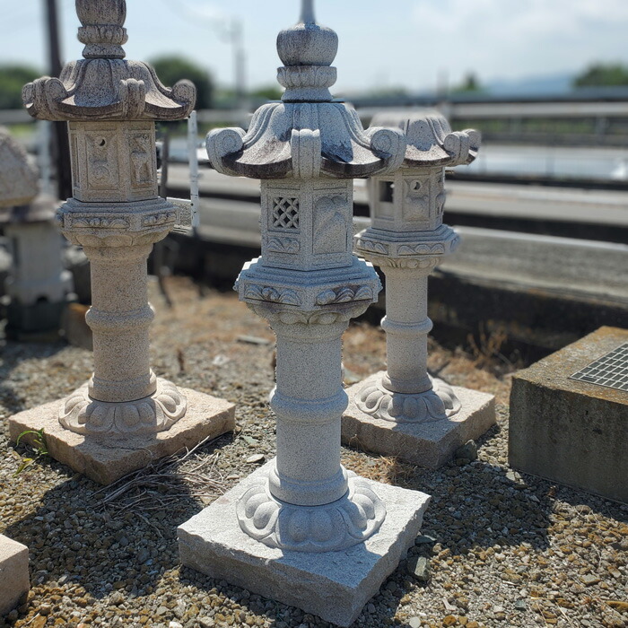 楽天市場】【重量物商品】【営業所止め】春日灯篭（6尺)御影石日本