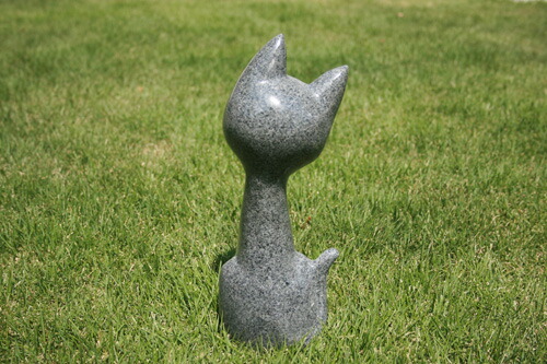 楽天市場】【送料無料】御影石全面磨きチョッと高級感あるキュートな猫