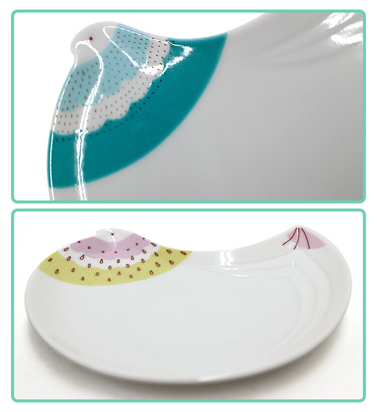 楽天市場】ハレクタニ トリ皿 16cm 選べる2枚セット 九谷焼 （中皿