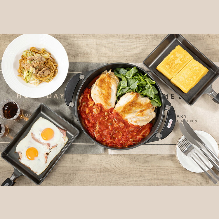 楽天市場】【特典付】HALムスイ 卵焼き器 ベーカーM（ガス専用