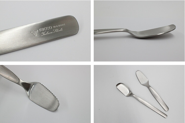 楽天市場】racco バターナイフ＋ジャムスプーン 2点セット カトラリー