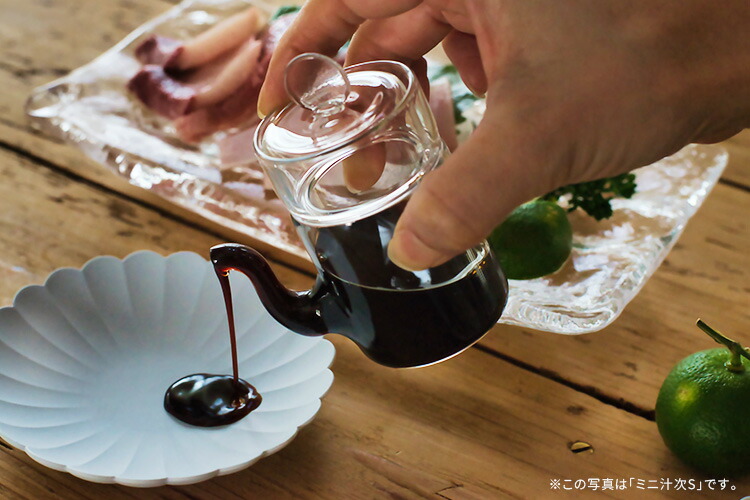楽天市場】醤油差し ミニ汁次 Sサイズ 30ml ガラス製 液だれしない