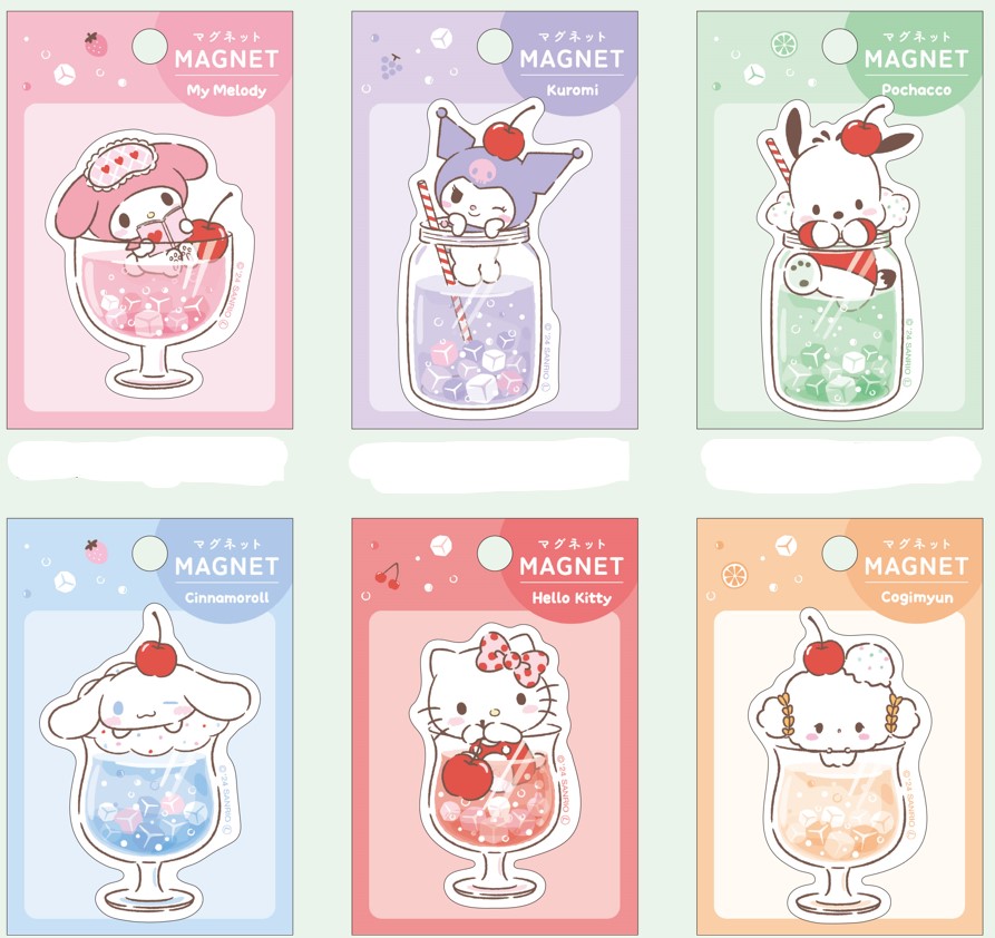 楽天市場】サンリオキャラクターズ マグネット MAGNET