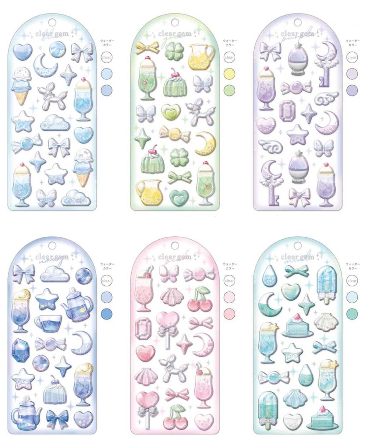 楽天市場】クリアジェムステッカー qli_91196_91201 クーリア clear