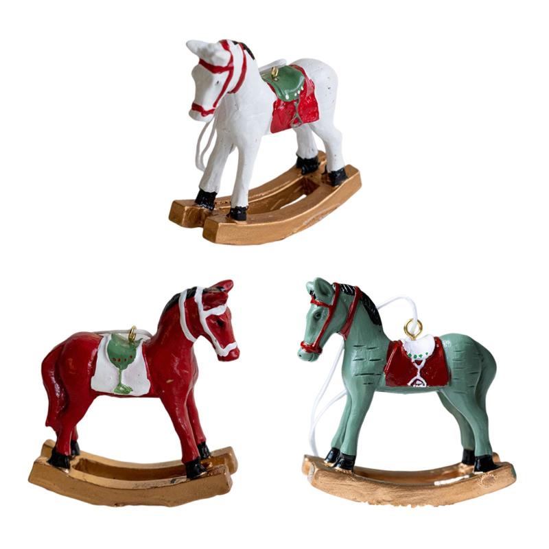 楽天市場】クリスマス オーナメント 馬の通販