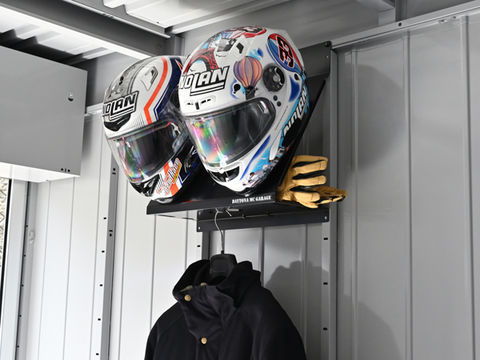 楽天市場】34919 DAYTONA デイトナ ヘルメットラック デイトナガレージ