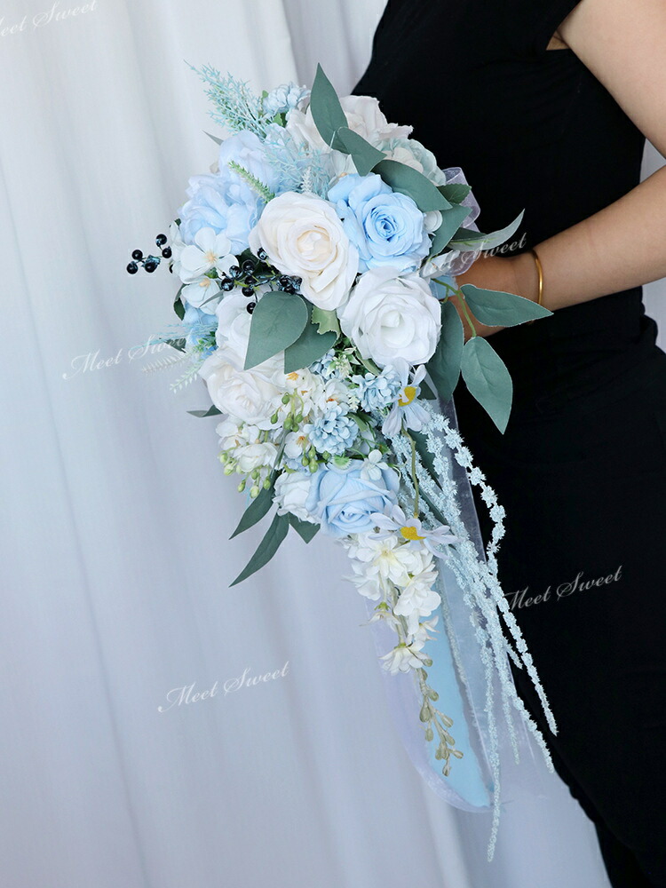 楽天市場】キャスケードブーケ ウエディングブーケ ウェディングブーケ