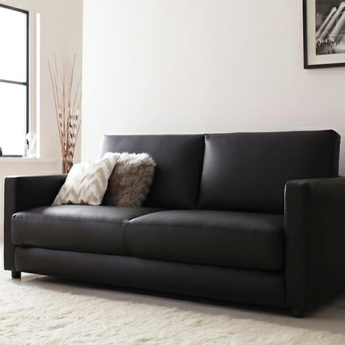 楽天市場】ソファ ソファー 2人掛け ソファベッド ブラック ブラウン