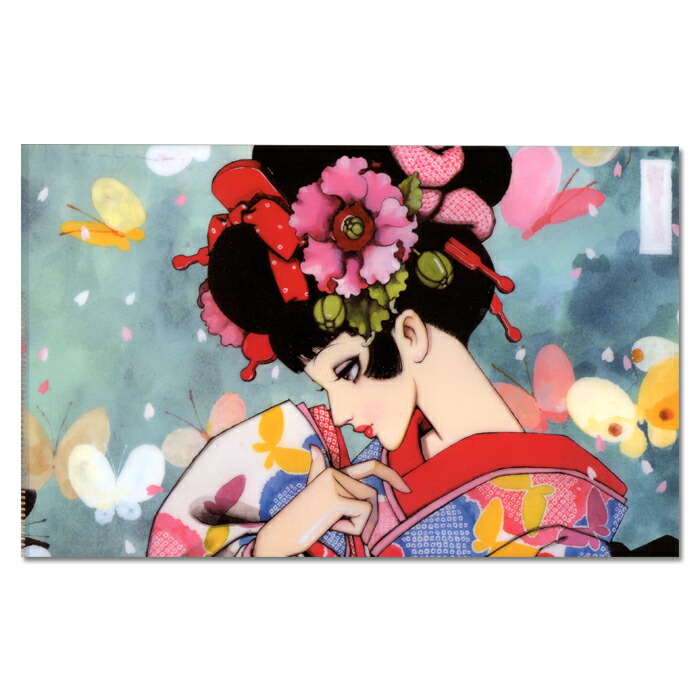 楽天市場】中原淳一 三つ折りクリアファイル・蝶々夫人 : 中原淳一