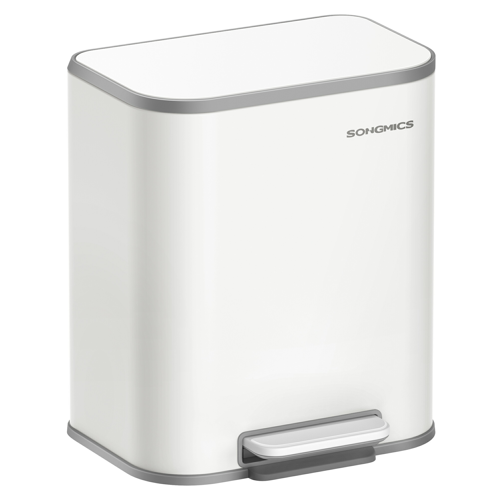 楽天市場】SONGMICS ゴミ箱 20L ペダル式 蓋付き ステンレス製