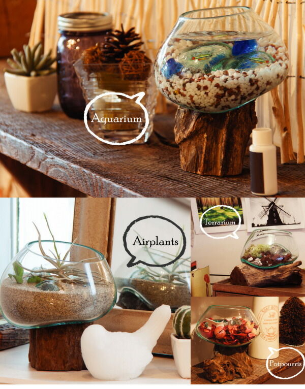 楽天市場】ガラスオブジェ 流木 TTZ-311インテリア 置物 ガラス