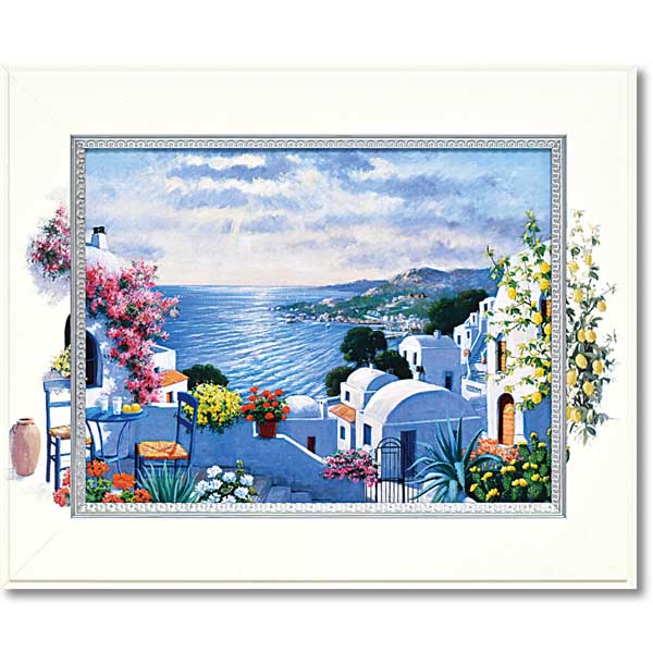 楽天市場】風景画 イタリアの情景 海 自然 絵画「カーサ バーリ