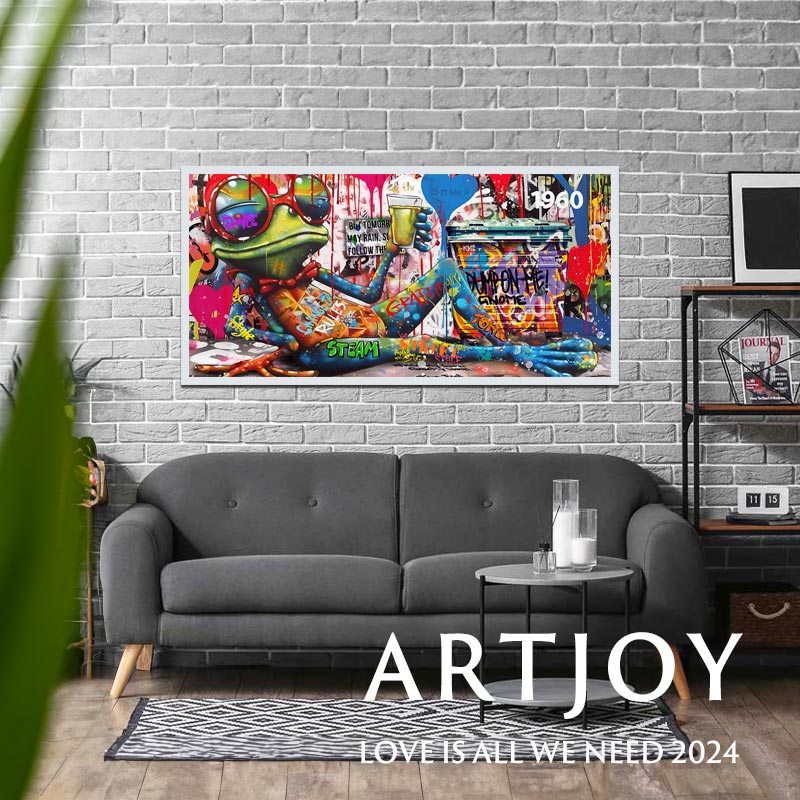 楽天市場】【新作2024】ARTJOY 絵画 JOINUS 50cm×95cm 額付き アート